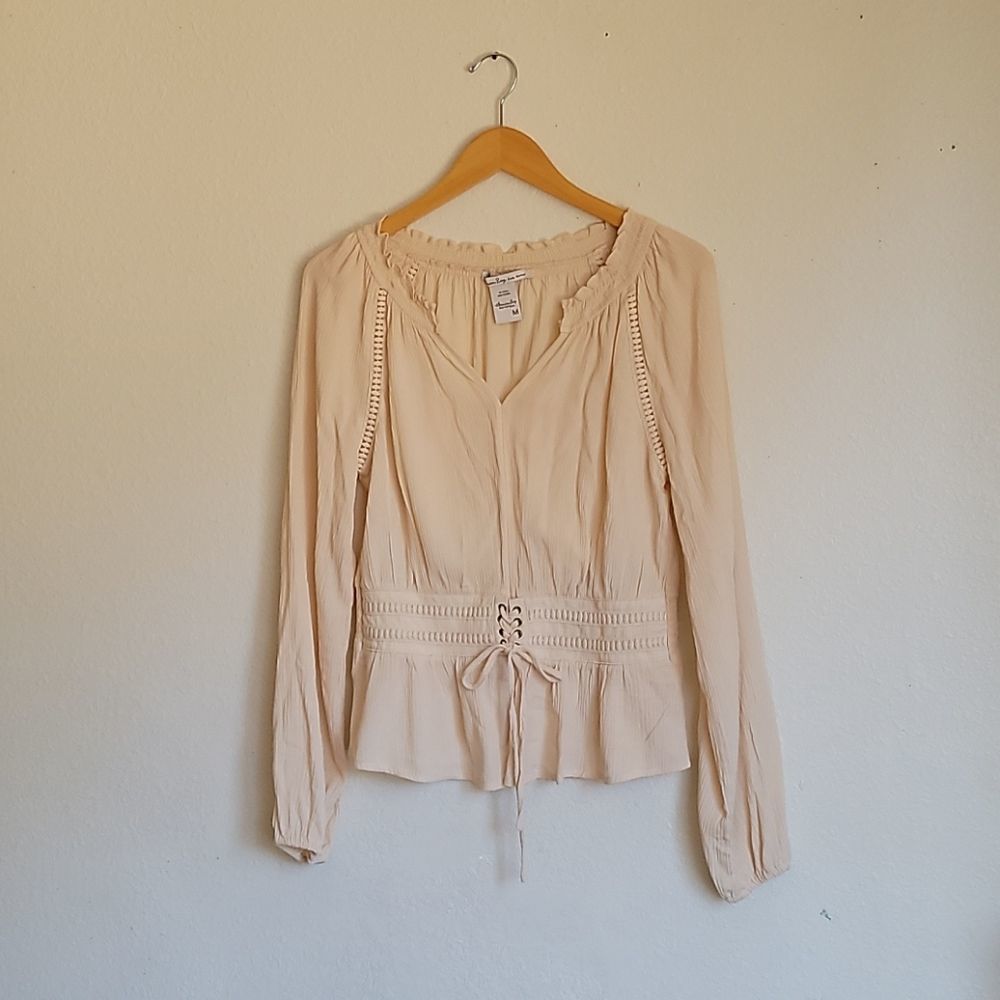 American Rag blause long sleeves size M
